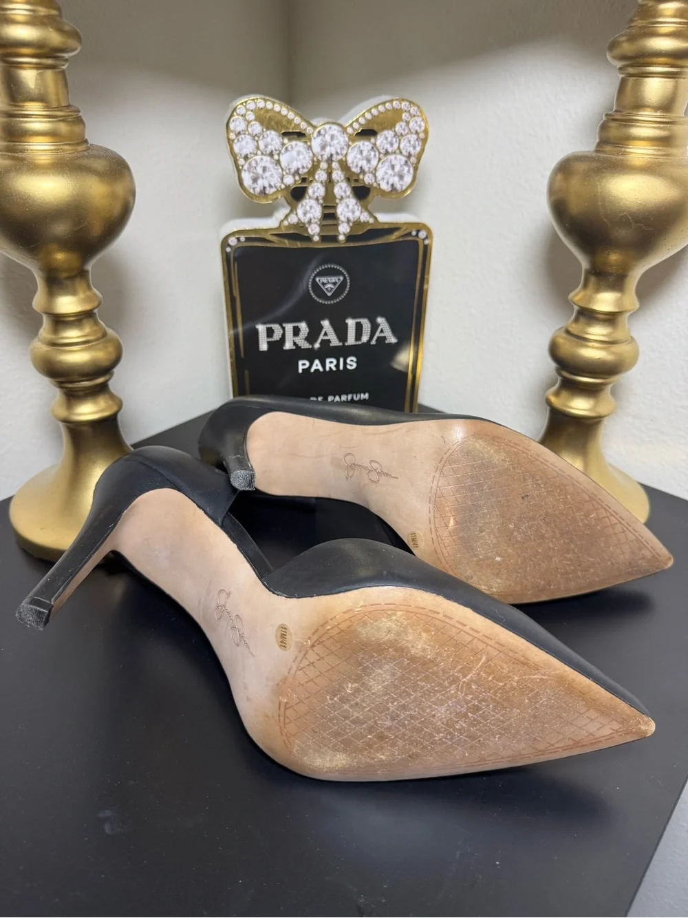 Jessica Simpson Black Prizma D'Orsay Pump
